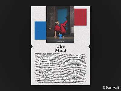 The mind - Poster Design colour design designfeed dribbble dribbble best shot graphic graphic design graphicdesign layout layoutdesign layouts poster poster a day poster design posterdesign posters print print design texture textured