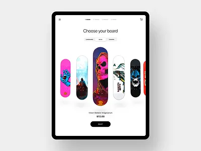 Skateboard configurator after effects configurator customizer element 3d powell peralta ripper deck ripper skate skateboard ui ui animation video copilot