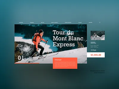 Mountain tour ecommerce landing landing page mountain bike mountains ski snow snowboard snowman tour tourism tourist tours ui ux