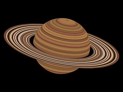 Tiny Saturn 🪐 javascript planet tinycode