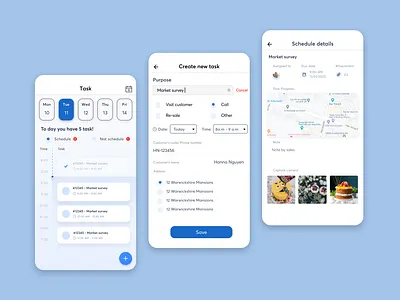 Schedule app app clean design figma schedule ui ux work