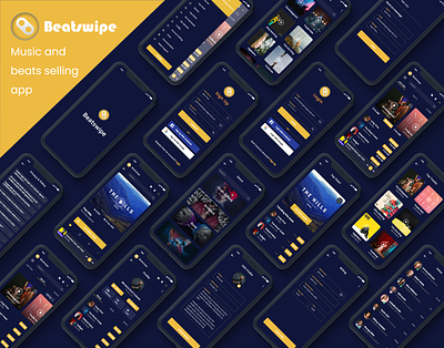Beat Selling App app design beat selling app beat selling app beats clean design minimal mobile mockup ui ui design ux ux design