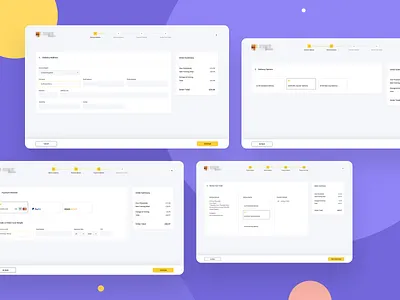 Desktop Checkout Process cart checkout checkout form checkout process delivery e commerce ecommerce form interface payment payment method ui ui design ux ux design