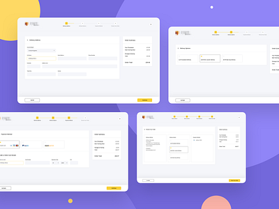 Desktop Checkout Process cart checkout checkout form checkout process delivery e commerce ecommerce form interface payment payment method ui ui design ux ux design