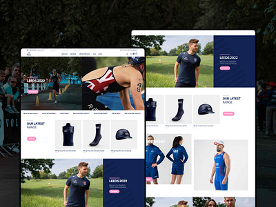 British Triathlon - Official Redesign and Front-end Development branding design ui ux