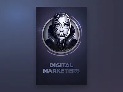 Digital Marketers Avatar Illustration avatar gaming illustration