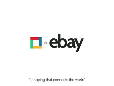 Redesign: Ebay Logo brand brand design branding ebay logo logo design redesign