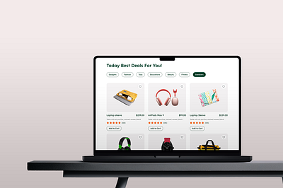 E-commerce website product list ecommerce ui ux