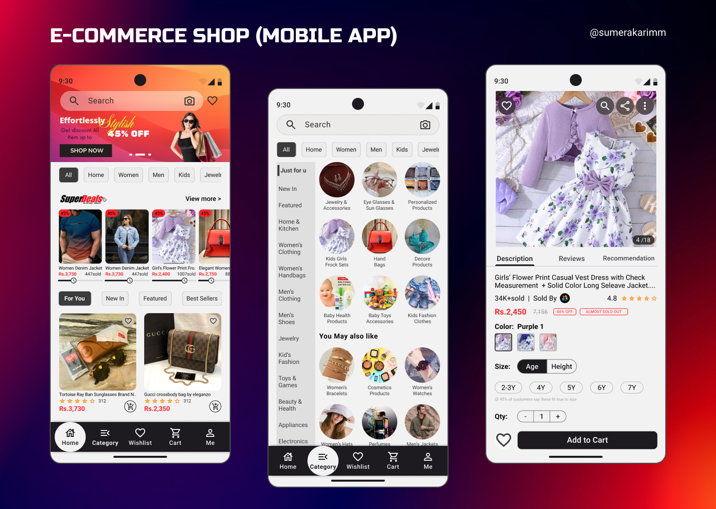 Example of Minimal Mobile App Design