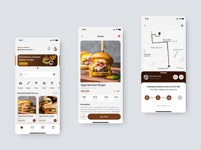 Yumzy - Food Delivery Mobile App🍔🚀 delivery app ecommerce figma mobile app ui uiux ux