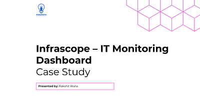 🚀 InfraScope – IT Monitoring Dashboard Case Study dashboard design design mobile app design ui ui design ux uxdesign