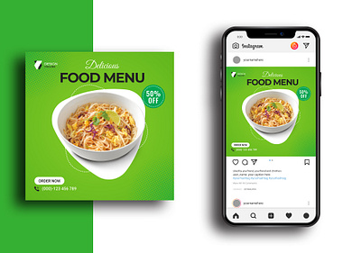 Food Social Media Post Design 12 business design media post sale banner social social media social media post social media template template