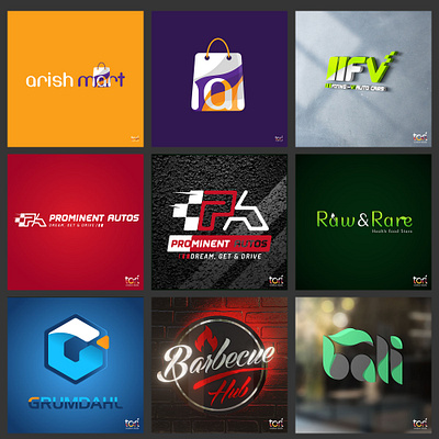 Some Accmplished Logos branding and logo design