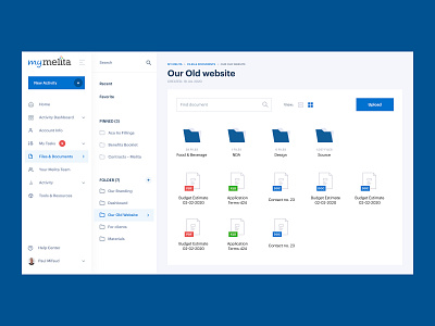 MyMelita. Dashboard / Files and documents chart chats dashboard dashboard ui design document documents file flat force graph minimal mymelita mymelita responsive salesforce ui upload web webdesign website