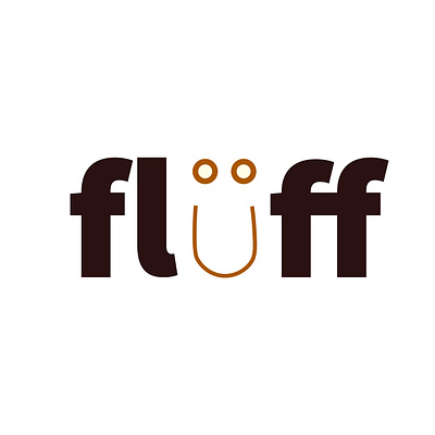 fluff logo branding design logo