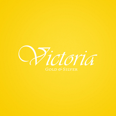 Victoria Gold & Silver Logo Design design jewelry logo logo design logos