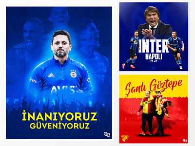 matchday design design fenerbahce football gameday göztepe inter matchday poster soccer social media sports