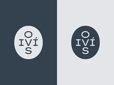 Oivís emblem branding dark mode emblem iceland logo logotype