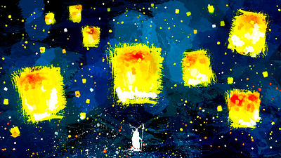 "light" art blue colorful digital art digital painting fantasy fantasy art illustration illustrator magic photoshop