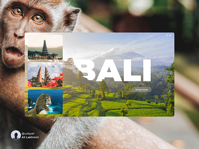 Bali Webdesign branding design minimal ui ui design uiux ux uxdesign web website