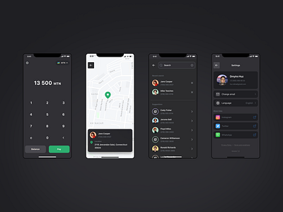 Payer app design minimal minimalistic mobile ui ux
