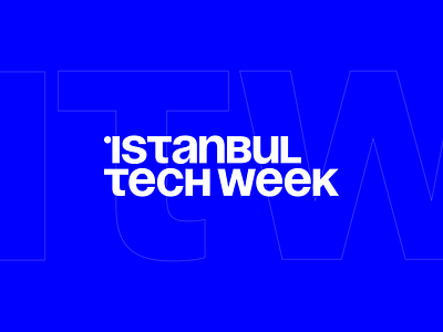 Istanbul Tech Week brand identity branding design event kutan logo talk tech technology tedx typography ural vector week