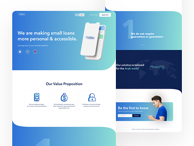 Landing page design flat landing page minimal minimalistic typography ui web