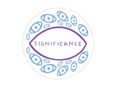 Significance | 34 Clifton Strengths 34 clifton design dribbble hello icon logo significance space sticker sticker design strategic strengths vector