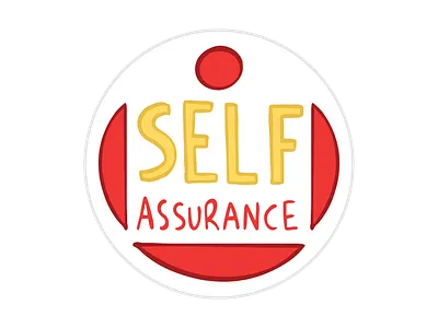 Self Assurance | 34 Clifton Strengths 34 assurance clifton design dribbble hello icon logo self space sticker sticker design strategic strengths vector