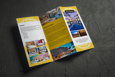 Hotel Brochure Design brochure design brochure template design graphic design graphics illustration photoshop print print design