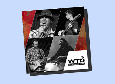 Promo Image For Band - Entertainment band promotion colour correction digital design entertainment graphic design music promo social media social media content social media post with the dudes