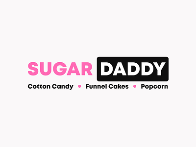 Sugar Daddy Logo branding clean design desktop figma graphic design logo typography vector