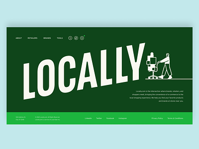 Meet the new Locally! brand brand communications brand strategy branding focus lab identity locally logo logo design logotype rebrand shopping visual identity