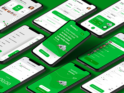 Koala App Showcase app banking app banking dashboard belgium brussels graphic design illustration mobile responsive ui ux ux design