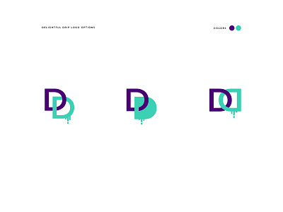 DD Logos drip identity letter d lettermark logo logo design monogram