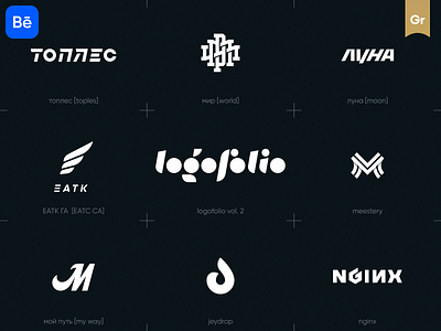 Logofolio vol. 2 antipslava behance behance project brand identity brand identity design branding collection creative font logo letter mark letter mark logo logo logo collection logodesign logodesigner logofolio minimal monogram portfolio