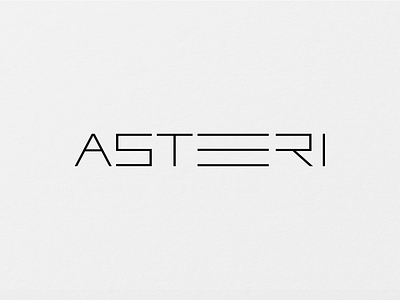 ASTERI - Logo Design art asteri black white black and white blackandwhite branding business card design businesscard clean design design logo logo design logodesign logos logotype minimalism stars typeface typogaphy universe