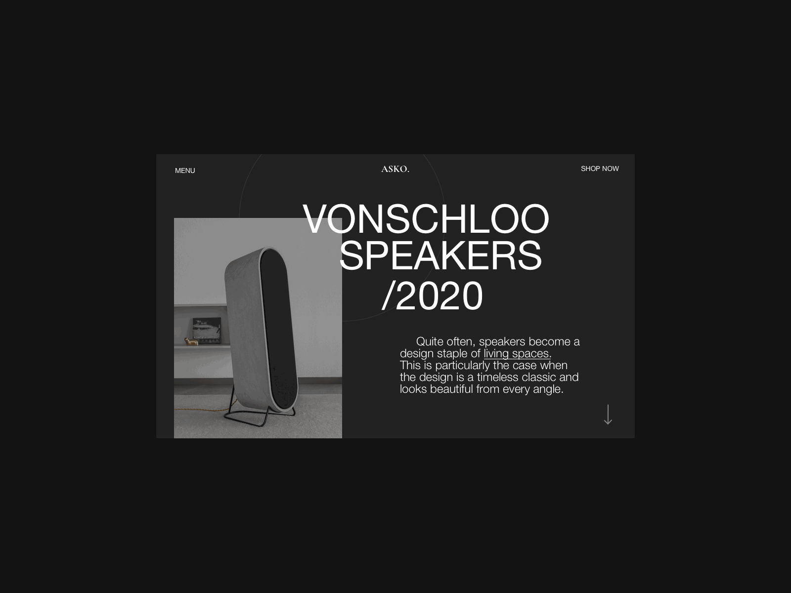 Landing Page - Shop Concept black clean design ecommerce landing landing page minimal shop typography ui web web design