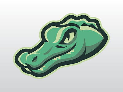 Gator Sports Logo animal baseball basketball brand branding design football gator green hockey illustration logo mascot soccer sports sports logo