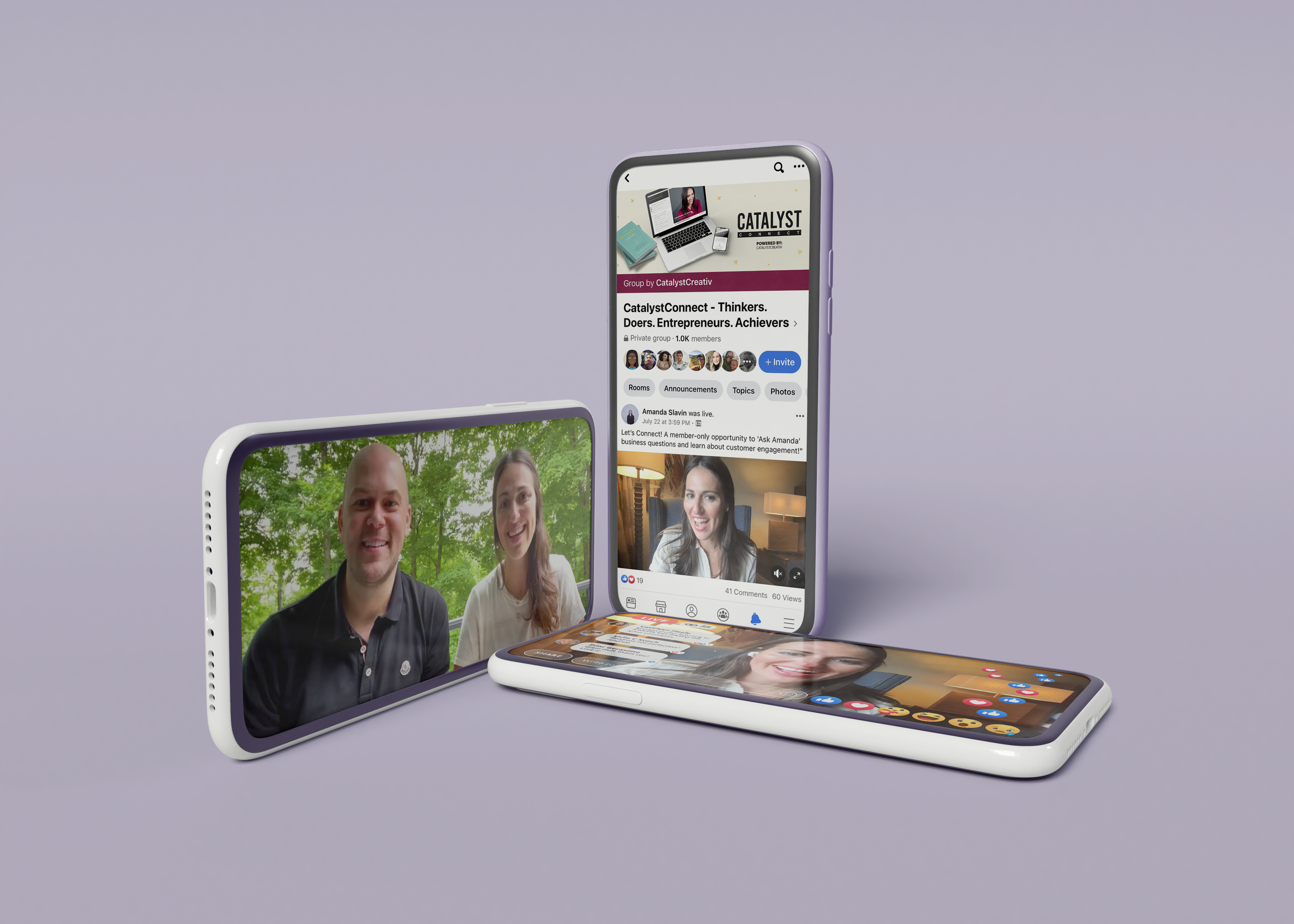 Catalyst Connect Promotion activities doers entrepreneurs facebook family gathering group leaders live marketers marketing social thinkers