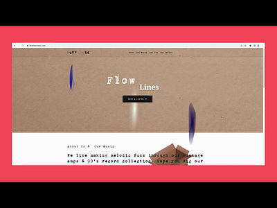 https://www.flowlinesmusic.com/ animation design graphic design motion graphics ui ux uxui design web design