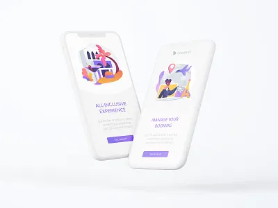 Travel illustrations for UI communication concept design graphic design illustration ui ui elements uikits ux vector vectors