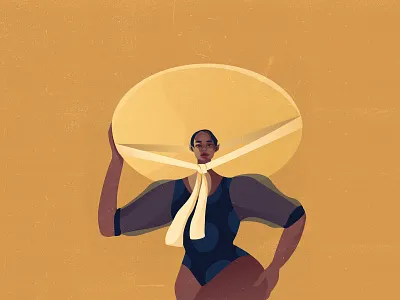 The dot and the girl illustration adobe art direction artwork design editorial design freelance artist graphic design illustration illustrator inspiration vector