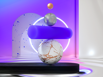 Abstract 3d 3d art art c4d cinema 4d color design gradient octane