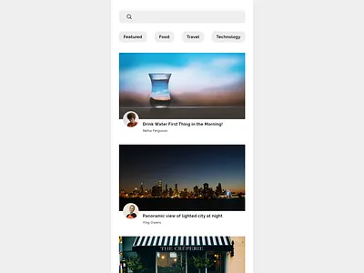 News 100daysofui adobexd dailyui design newsfeed ui