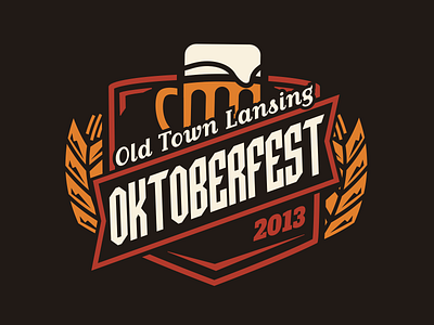 Old Town Lansing Oktoberfest Logo oktoberfest