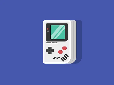 Gameboy arcade console fun gameboy icon icon set icons illustration nintendo nostalgia retro vector video games vintage