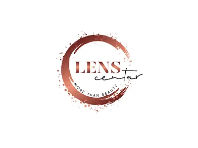 lens centar logo branding design illustration logo logo design logo design concept logodesign logotype typography