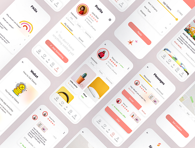 Swapp - an App for Swapping app design ui ux