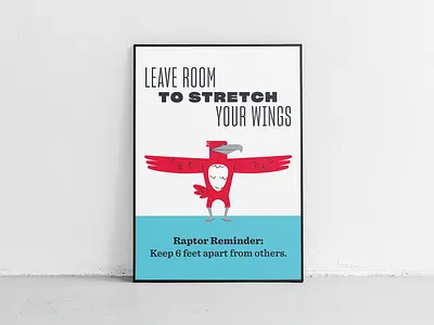 Raptor Reminders ad bird college falcon hawk illustration illustrator layout poster poster art posters print typography university vector